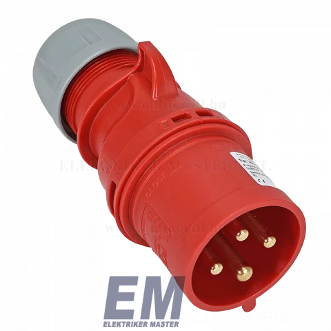 Lengő dugvilla 4P 32A 400V IP44 Ipari csatlakozó 280-102 "PCE"
