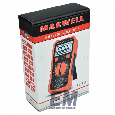 Maxwell MX 25201 Digitális multiméter TRUE RMS
