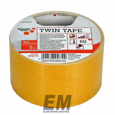 Schuller Twin Tape kétoldalú ragasztószalag 50mm 5m