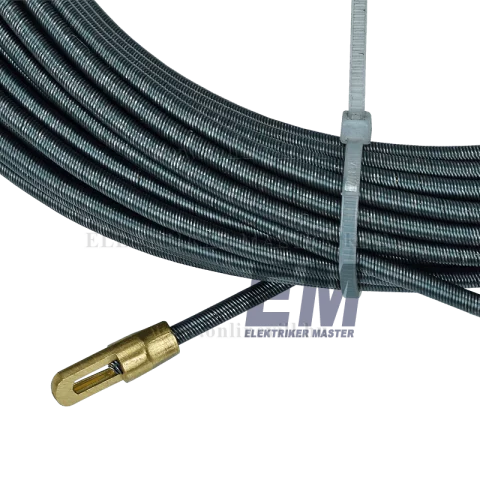Kábelbehúzó 20m vezeték behúzó szalag spirál fém Commel 370-313