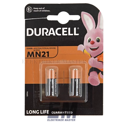 Duracell elem MN21 12V (2 db/Bliszter)