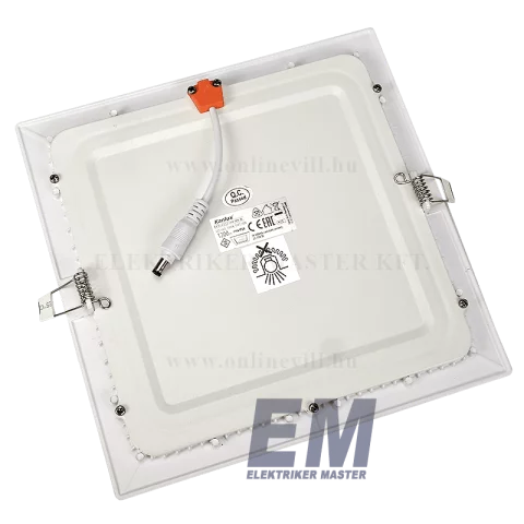 LED Panel Mennyezeti Beépíthető 18W 3000K Négyzet IP44 Kanlux KATRO 28944_MEGSZŰNT