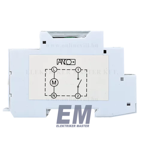 Időzítő mechanikus moduláris időkapcsoló Napi/15min Anco 321170