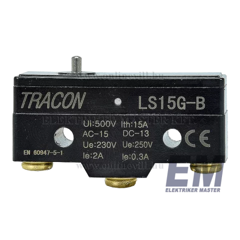 Helyzetkapcsoló végálláskapcsoló ütközős Tracon LS15G-B