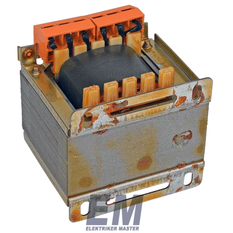 Egyfázisú kistranszformátor 230V / 3-6-12-24V, max.100VA Tracon TVTR-100-A