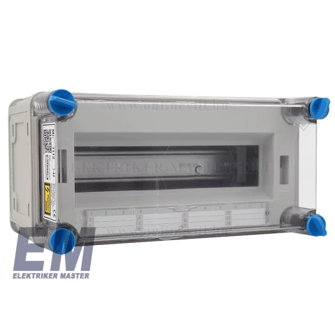 Hensel MI 1112-U 300x150 üres 12 modulos kismegszakító szekrény