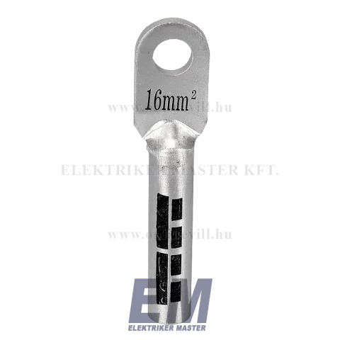 Szemes alumínium csősaru 16 mm2 8-as furattal Tracon AS16-8