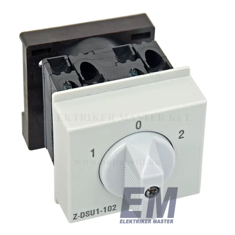 Kapcsoló 1P 20A sínre szerelhető 1-0-2 állású választó kapcsoló Eaton Moeller Z-DSU1-102 (248869)