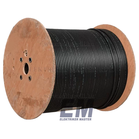 Szolár kábel 6mm2 Fekete (H1Z2Z2-K) napelem DC vezeték Solar kábel