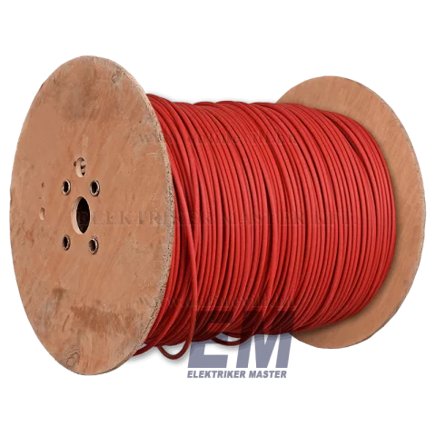 Szolár kábel 6mm2 piros (H1Z2Z2-K) napelem DC vezeték