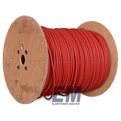 Szolár kábel 6mm2 Piros (H1Z2Z2-K) napelem DC vezeték Solar kábel
