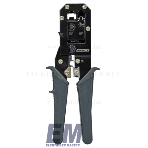 Krimpelő présfogó 6P4C (RJ-11), 6P6C (RJ-12), 8P8C (RJ-45) 10172