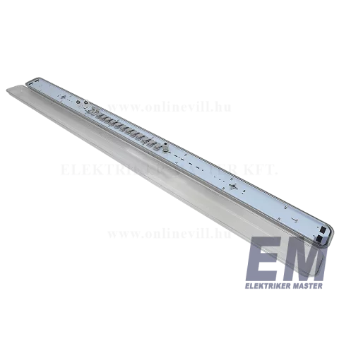 LED Fénycső Armatúra 2x150 cm IP65 por és páramentes led lámpatest T8 LED-J G13 ABS/PC IRIS-JF258