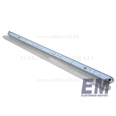 LED Fénycső Armatúra 1x120 cm IP65 por és páramentes led lámpatest T8 LED-J G13 ABS/PC IRIS-JF136