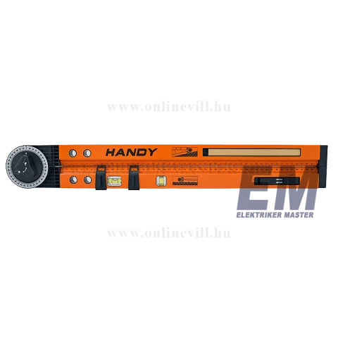 Multifunkciós Szögmérő - Vonalzó - Vízmérték - Jelölő eszköz 2x50cm Handy 11000