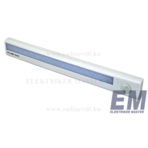 LED bútorvilágító mozgás és fényérzékelős 0,6W elemes Phenom 55844