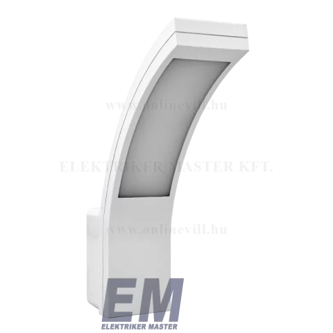 Fali LED lámpa 15W 4500K IP54 ívelt forma fehér Tracon SLIB15W