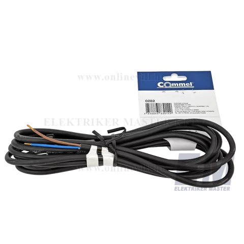 Flexo gumi kábel GT 2x1 4m vezetékkel Commel 0282