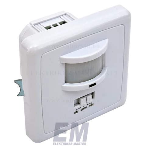 Mozgásérzékelő oldalfali süllyesztett szerelvénydobozba építhető 160° fehér 500W CR-CR4L00-00