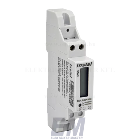Digitális Fogyasztásmérő 1 fázisú 5(32)A direkt mérő nem hitelesített LEM-012SD