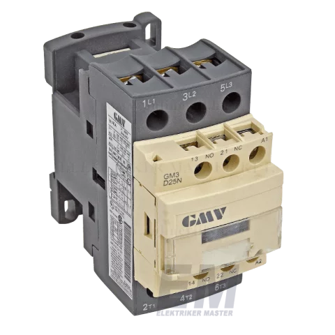 GMV GM3-AC-D25N mágneskapcsoló kontaktor 230V 25A AC