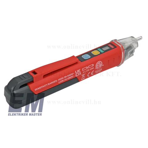 Uni-T Érintés nélküli feszültség detektor (Áramkereső) UT12D