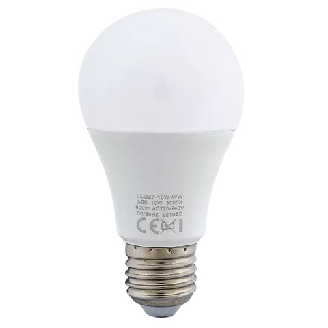 E27 LED Izzó 10W 3000K meleg fehér Entac LLG27-10W-WW