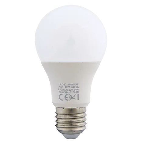 E27 LED Izzó 10W 6400K hideg fehér Entac LLG27-10W-CW