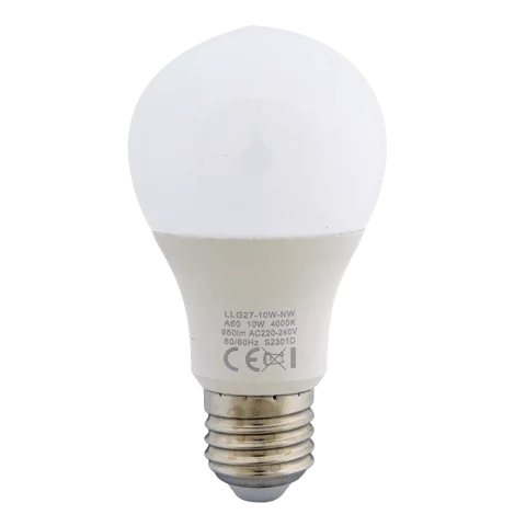 E27 LED Izzó 10W 4000K természetes fehér Entac LLG27-10W-NW