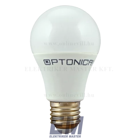 E27 LED Izzó 10W 4500K természetes fehér prémium A60 Optonica SP1719