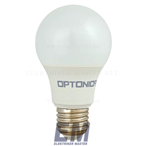 E27 LED Izzó 10W 6000K hideg fehér prémium A60 Optonica SP1718