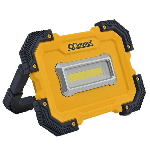LED Reflektor Hordozható Tölthető Akkumulátoros 10W 6000K Power Bank Commel 308-312