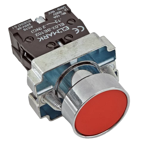 Nyomógomb ipari Piros IP20 Elmark EL2BA42 401042