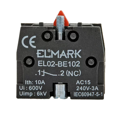Nyomógomb nyitó elem piros Elmark EL02-BE102 401002