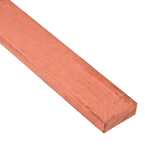 Rézsín 40X10mm Réz gyűjtősín 2fm/szál Vörösréz sín