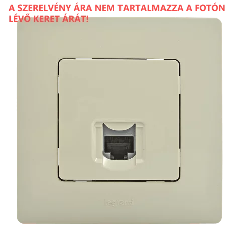 Legrand Niloé RJ45 Cat6 UTP aljzat bézs 764673