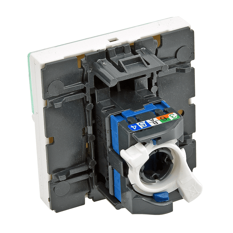 Prise RJ 45 Multimédia Mosaic Catégorie6 F/UTP 1 Module - Blanc