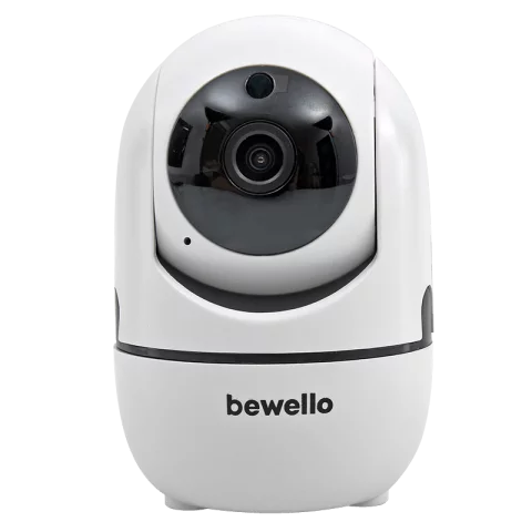 Biztonsági kamera Wifi Okos kamera forgatható bébiőr mikrofonnal és hangszóróval Bewello BW2030