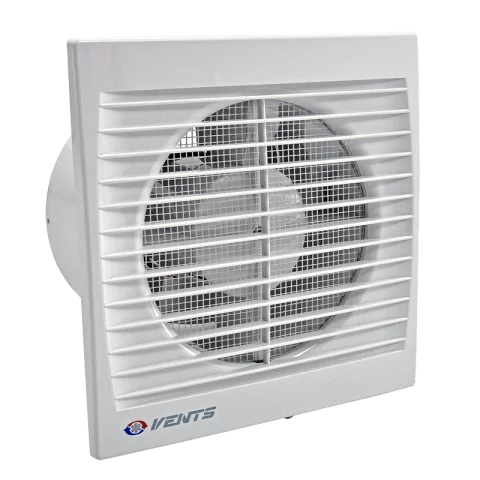Elszívó Ventilátor 125 mm 9W Siklócsapágyas Fehér Vents 125S