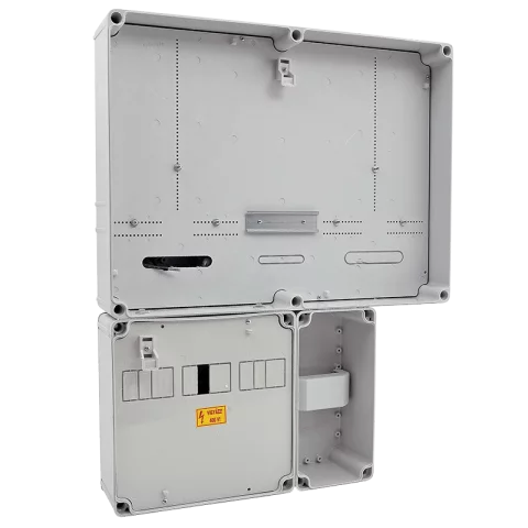 Csatári Plast PVT 6075 Á-V Fm-K 1/3 fázisú kombinált villanyóra szekrény (n+é) 80A földkábel 1530FF