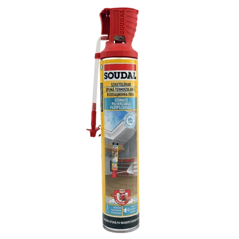 Szórható szigetelőhab Genius Gun fejjel 700ml SOUDAL SOU159405