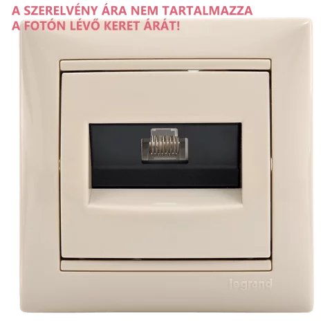 MEGSZŰNT_MEGSZŰNT_Legrand Valena 1xRJ45 ISDN aljzat elefántcsont 774341 (Kiváltó : 774138)