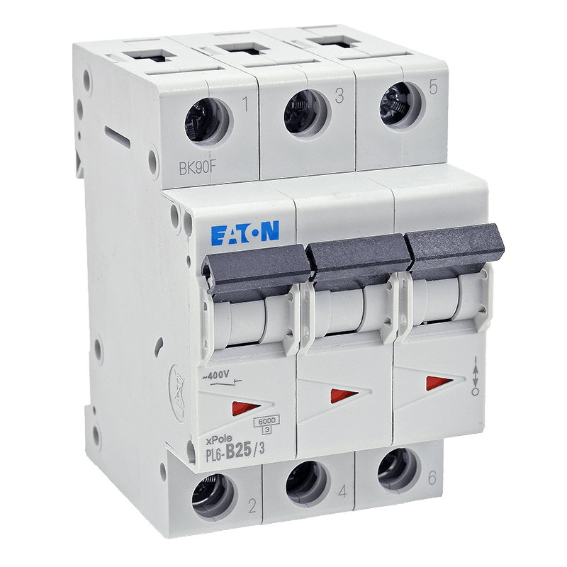 LEITUNGSSCHUTZSCHALTER 3P B 25A 6kA AC PL6-B25/3 286591 EUR 15,13 - DE