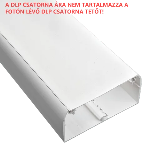 Kábelcsatorna 105x50 mm műanyag vezeték csatorna fedél nélkül Legrand DLP 010422