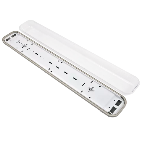 LED Fénycső Armatúra 2x 60 cm IP65 por és páramentes led lámpatest GTV Helios GT-HEL218-00