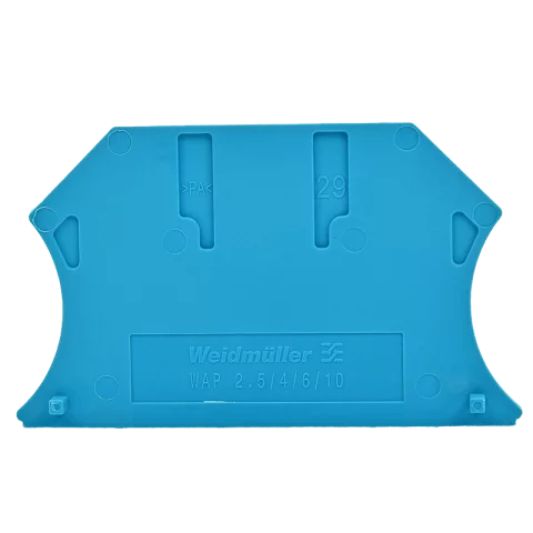 Sorkapocs véglap WDU-hoz kék Weidmüller WAP 2,5-10BL 1050080000