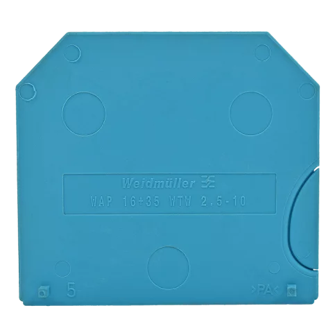 Sorkapocs véglap kék 16+35 Weidmüller WAP 16-35 WTW 2,5-10 BL (1050180000)