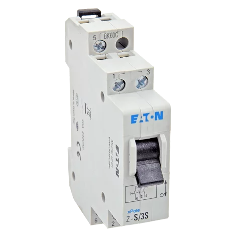 Eaton Kapcsoló Sínre szerelhető moduláris kapcsoló 1-0 állású 16A 230V 3 záró Z-S/3S