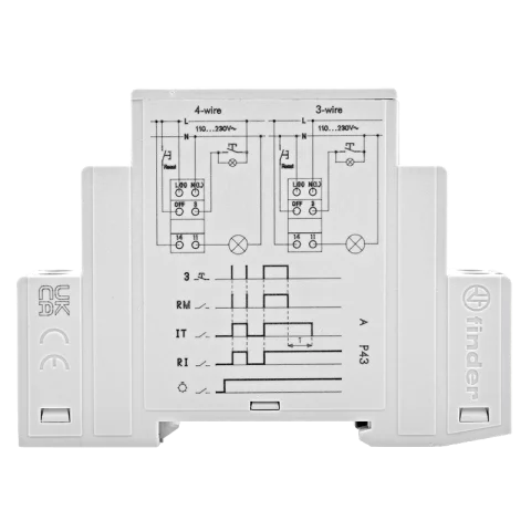 Impulzusrelé elektronikus 1modul 16A 1 (NO) záró érintkező Többfunkciós relé Finder 13.61.8.230.0000