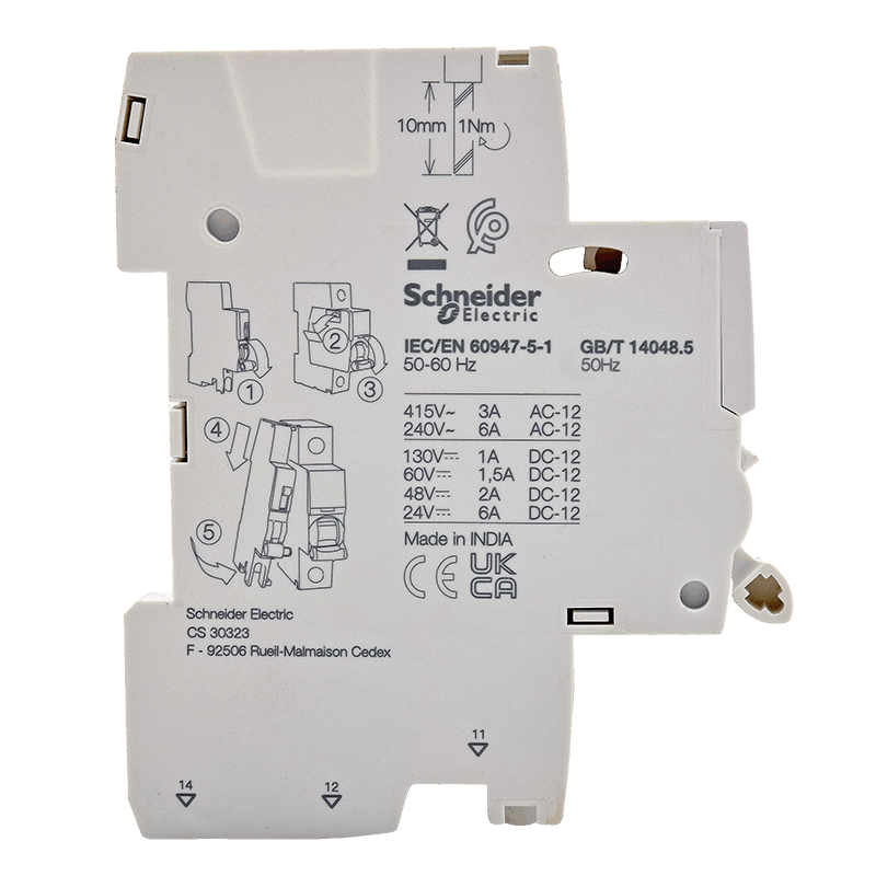 Schneider Acti9 iOF segédérintkező 240-415VAC 24-130VDC A9A26904